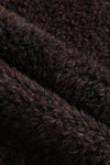 SWAYING/KNIT velvet small lapel jacket SW23AW1T72 coffee